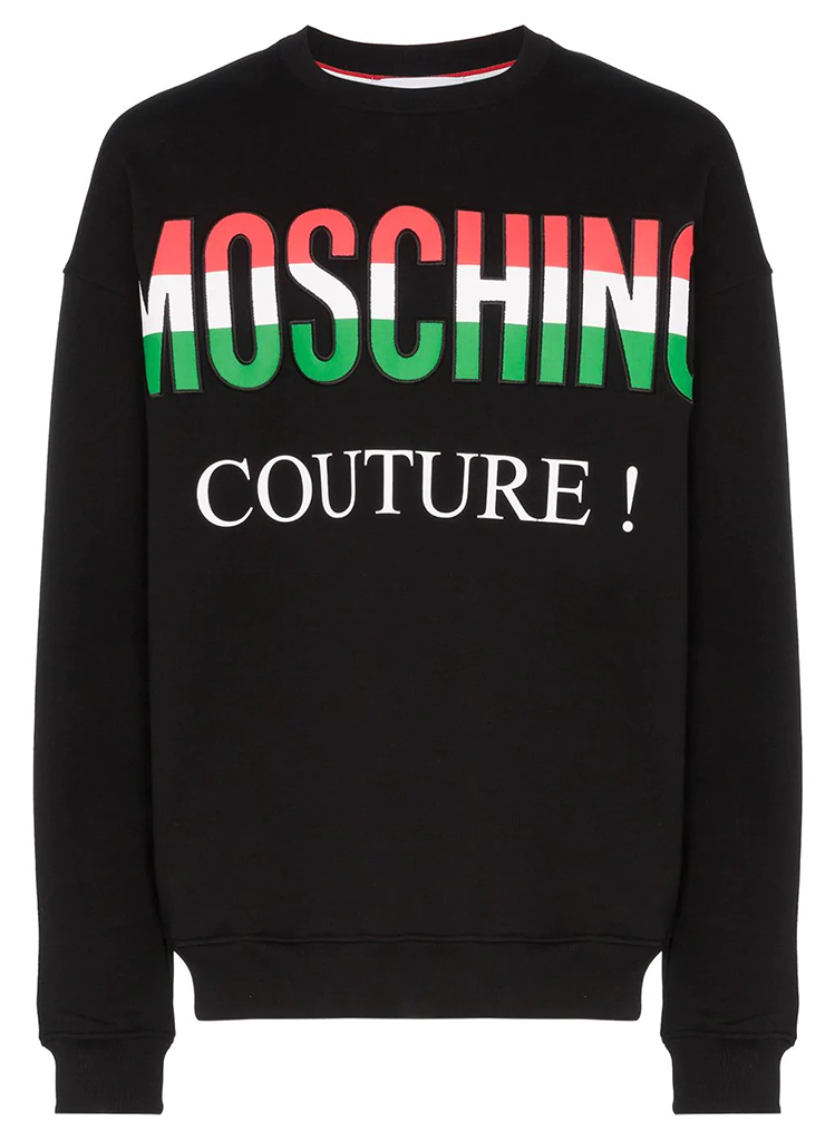 Moschino ITALIAN LOGO SWEATSHIRT | Moda404 Men's Boutique