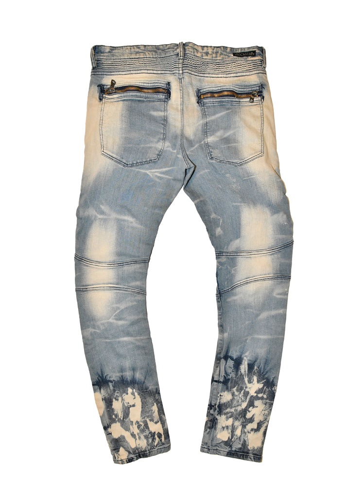 white and gold rockstar jeans