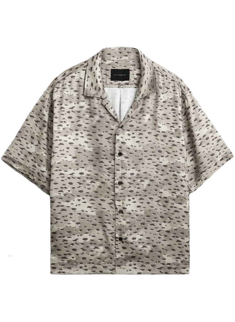 STAMPD CAMO LEOPARD S/S BUTTON SHIRT | Moda404 Men's Boutique