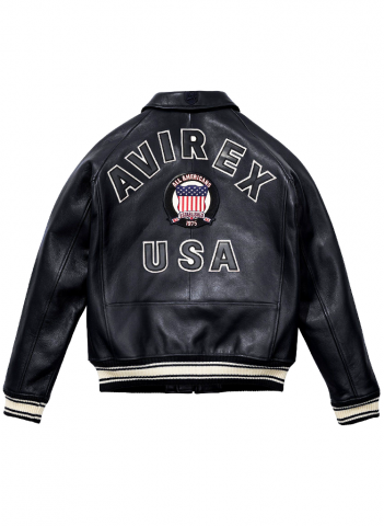 Avirex Script USA Varsity Jacket
